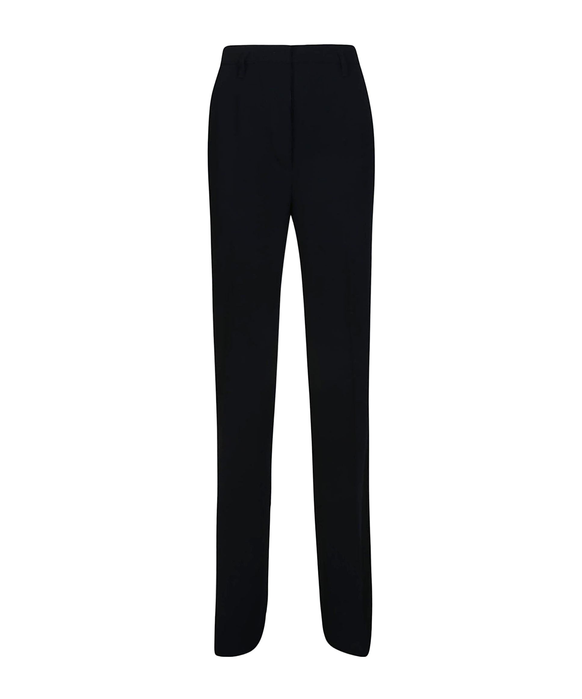 Max Mara Belt-loop Casual Pants In Black