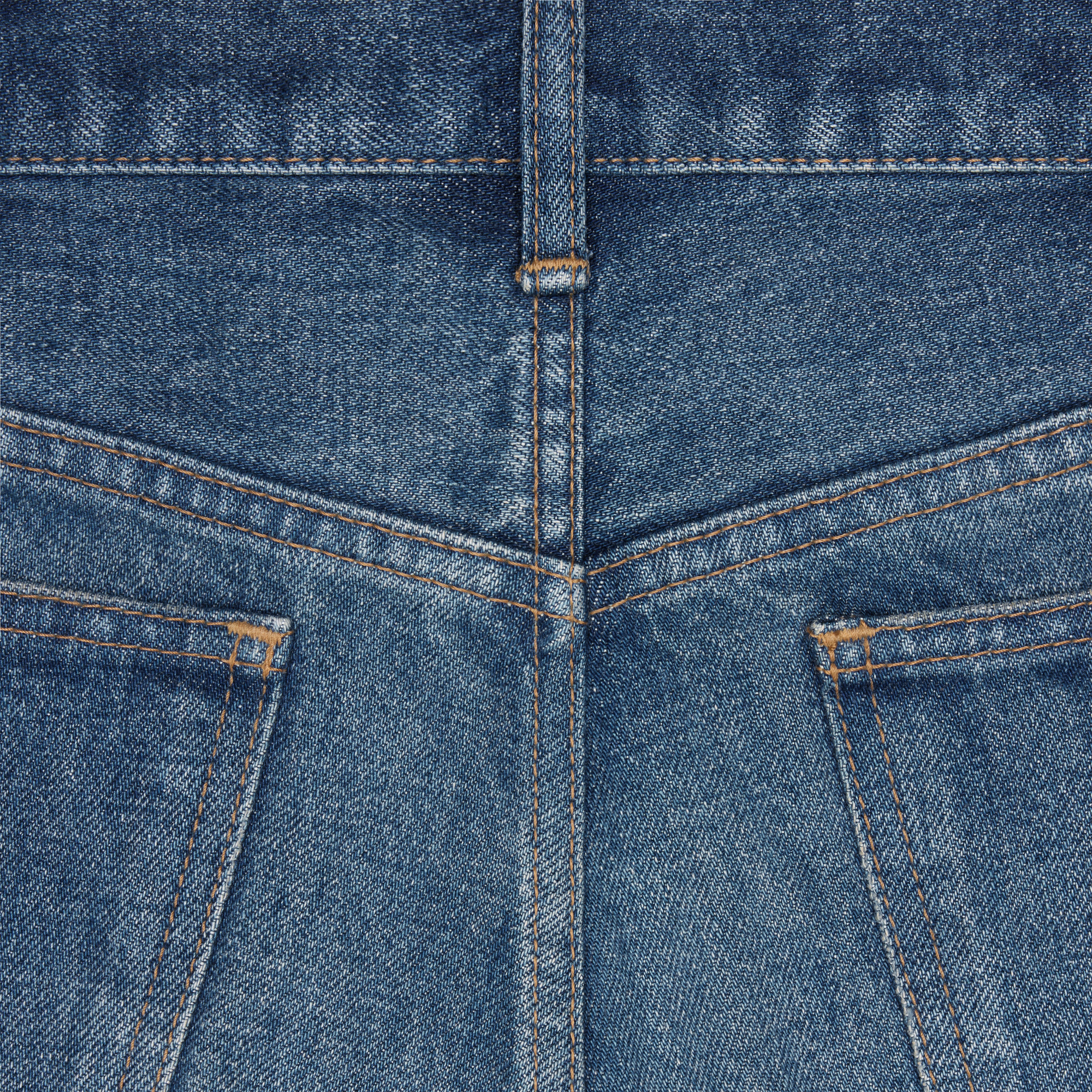 Celine Women Marco Jeans In Denim With Dark Union Wash In Blue