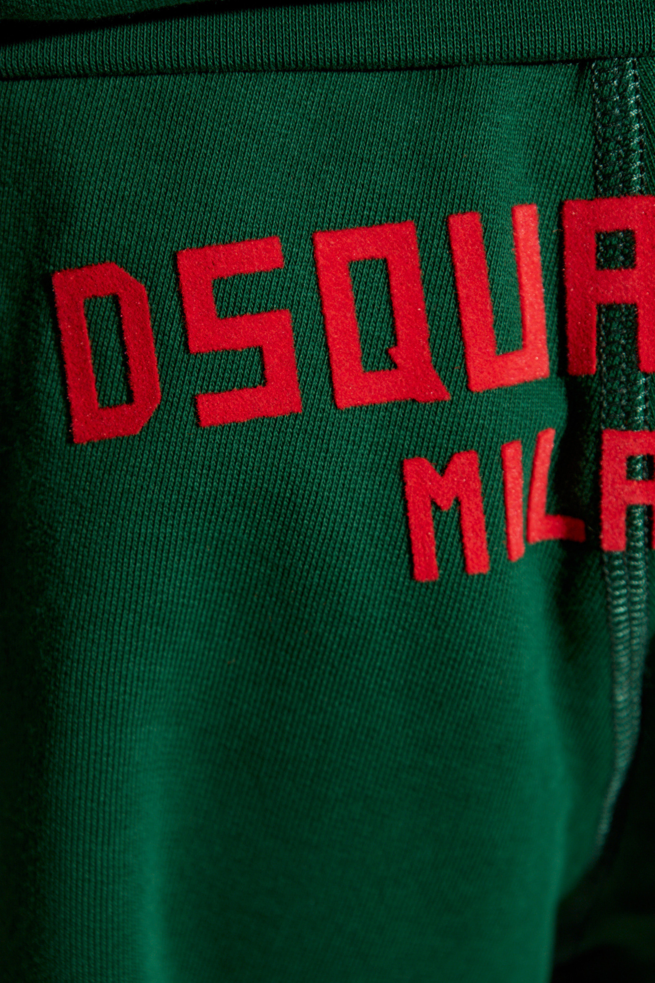 Dsquared2 Printed Track Shorts In Green