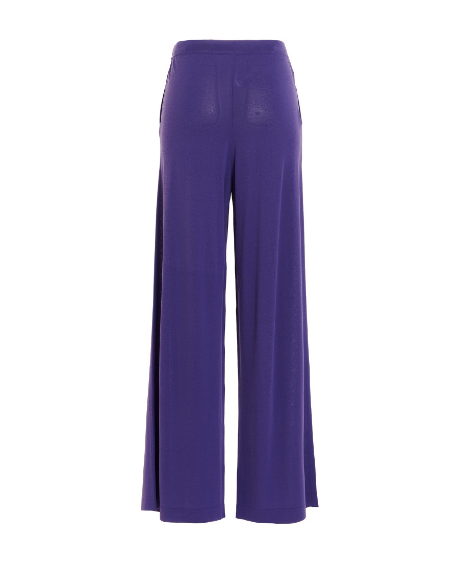 P.a.r.o.s.h Logo Casual Pants In Purple