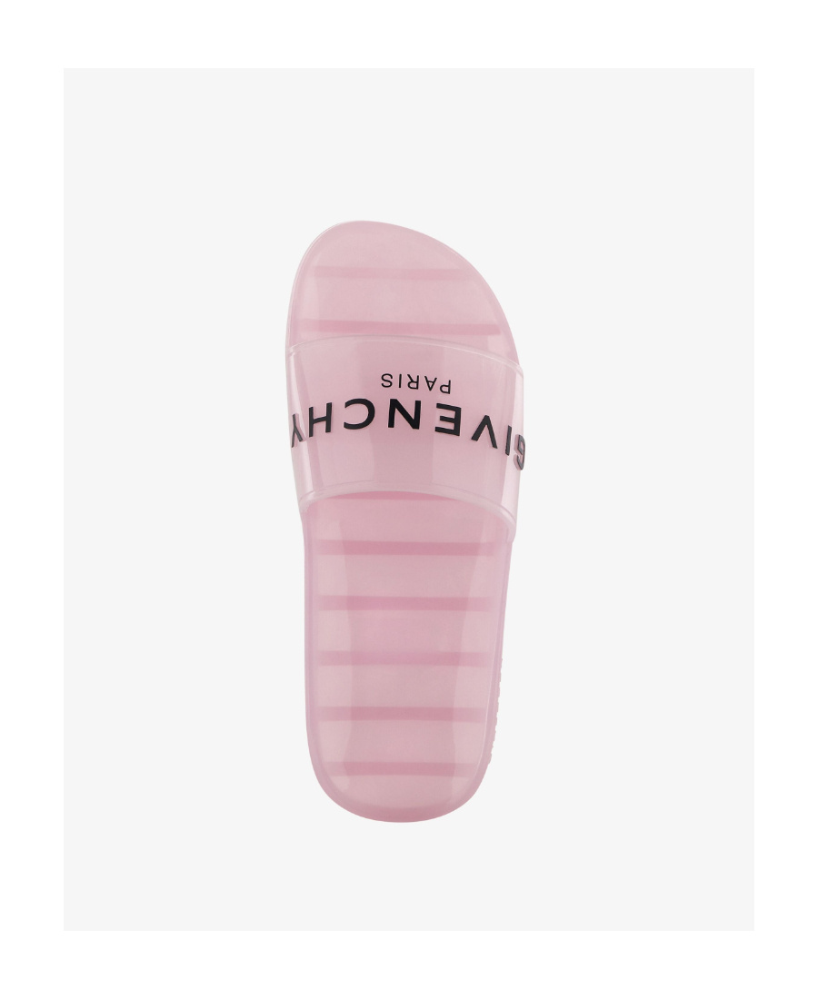 Givenchy Logo Flat Bottom Flip-flop In Pink