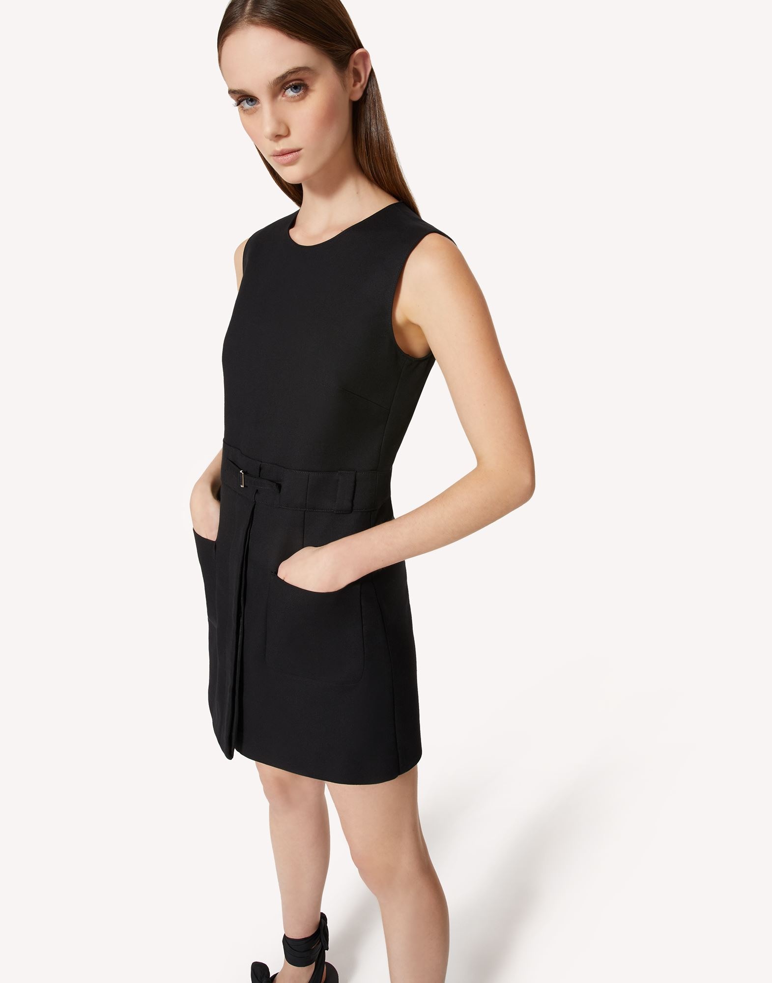 Red Valentino Logo Jumpsuit In Black