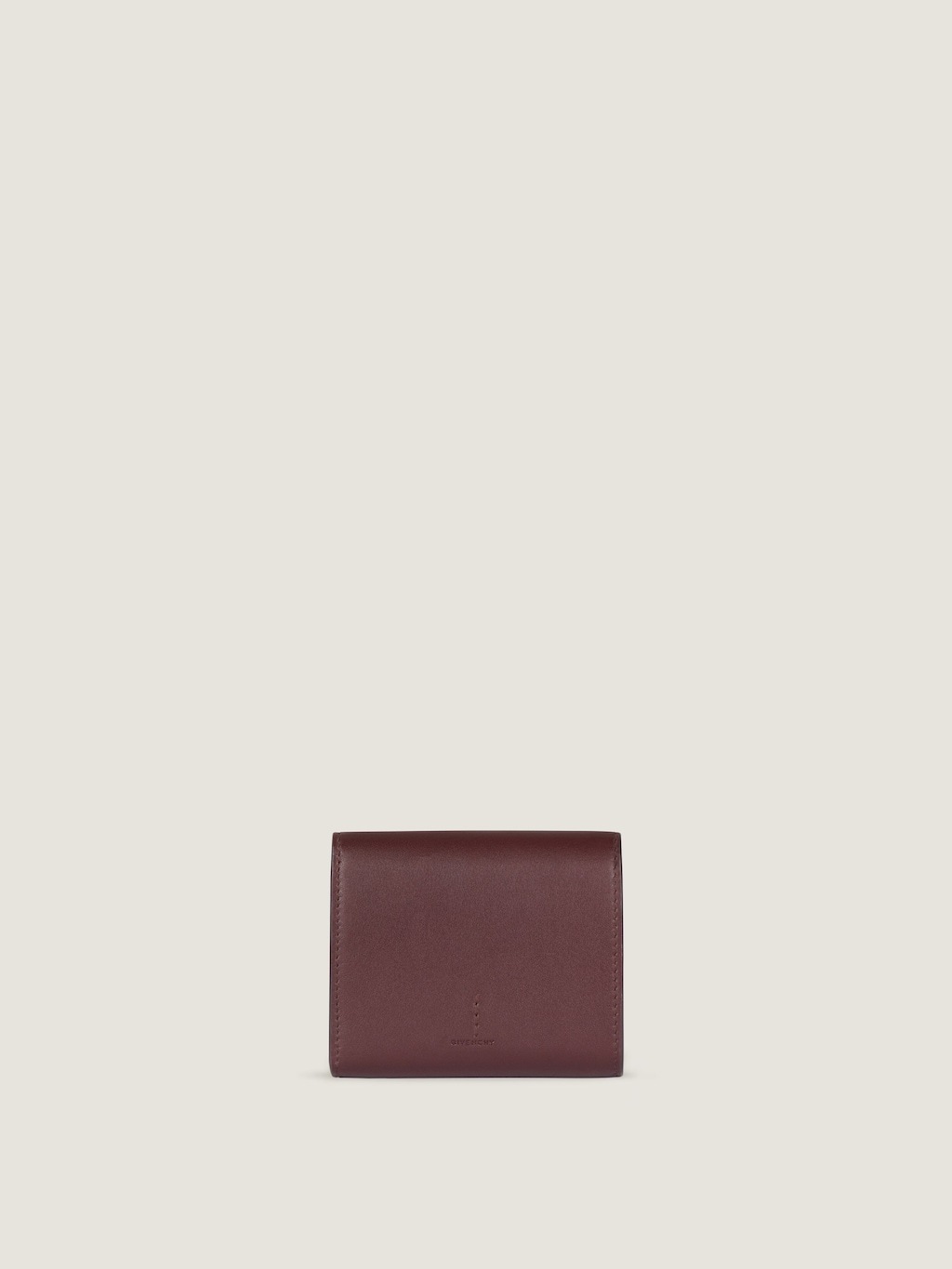 Givenchy Portefeuille Day En Cuir Brillant In Burgundy