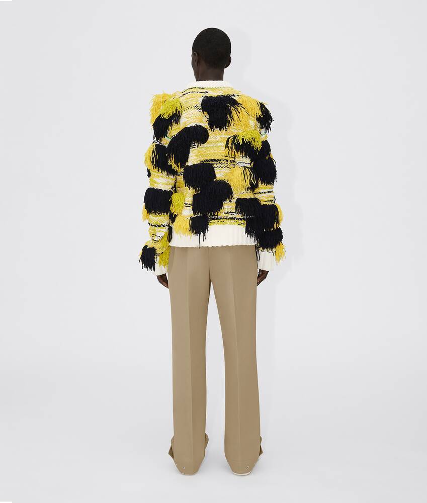 BOTTEGA VENETA COTTON TWILL STRAIGHT TROUSERS