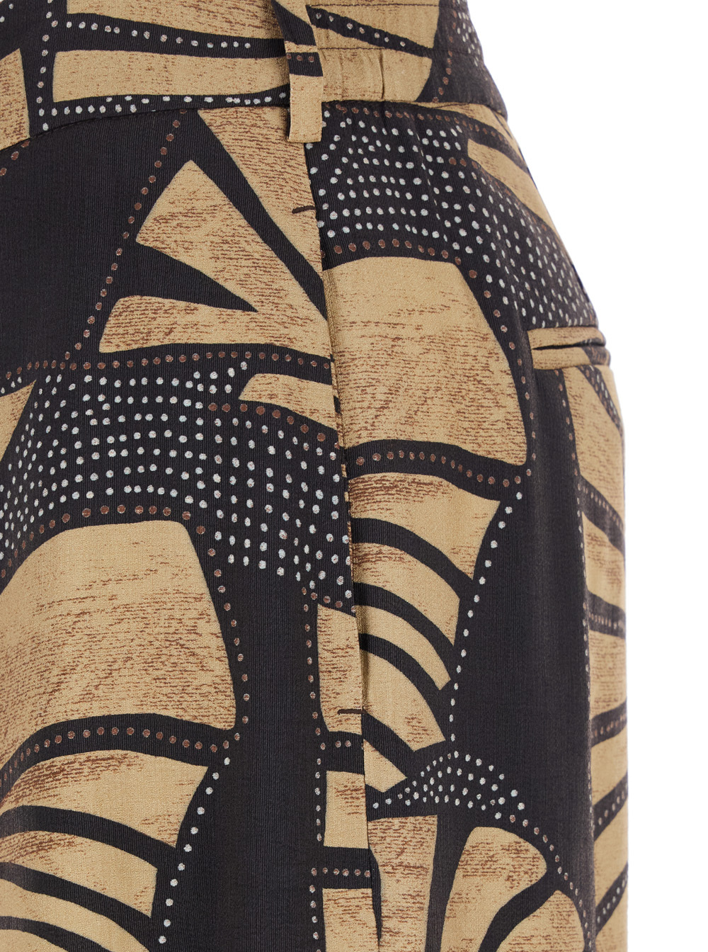 Pt Torino Pants With All-over Printed In Black