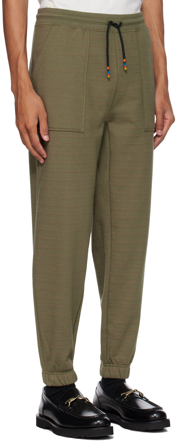 PAUL SMITH DRAWSTRING-FASTENING COTTON TRACK PANTS