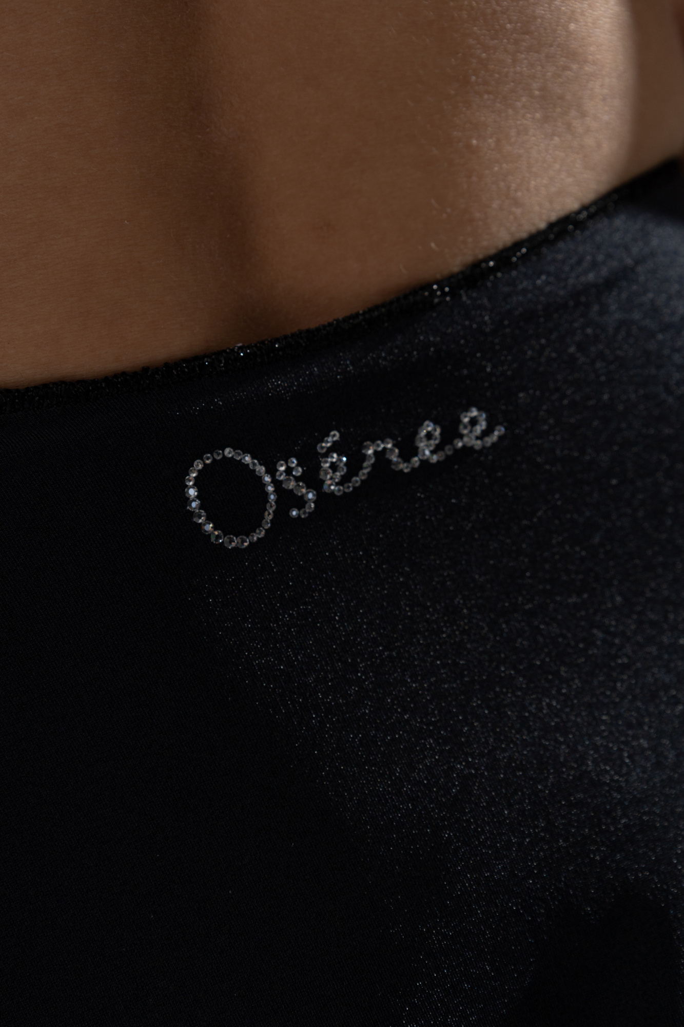 Oseree Sleeveless Swimsuit Set In Black
