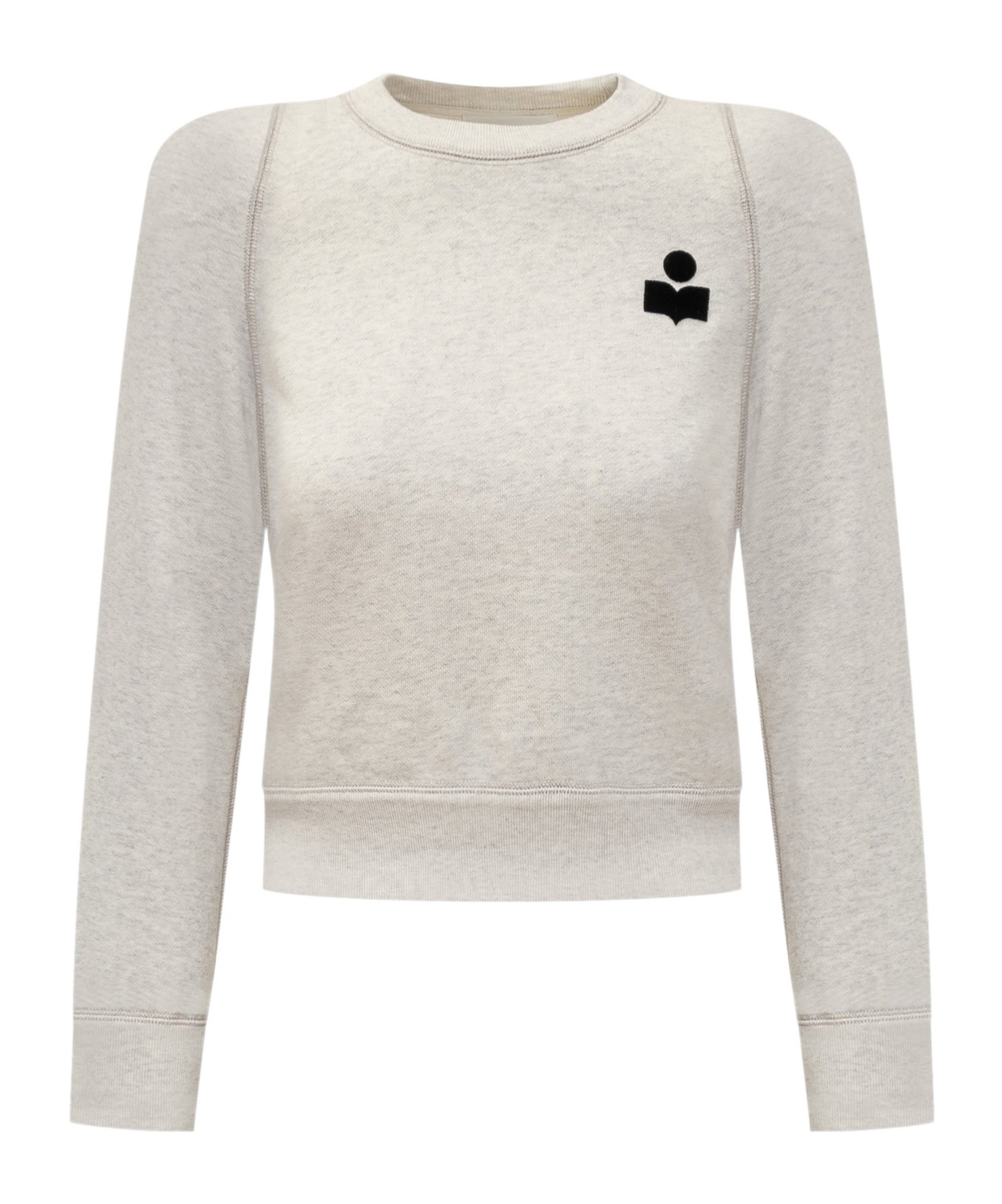 Shop Isabel Marant Étoile Logo Detailed Panelled Sweatshirt In White