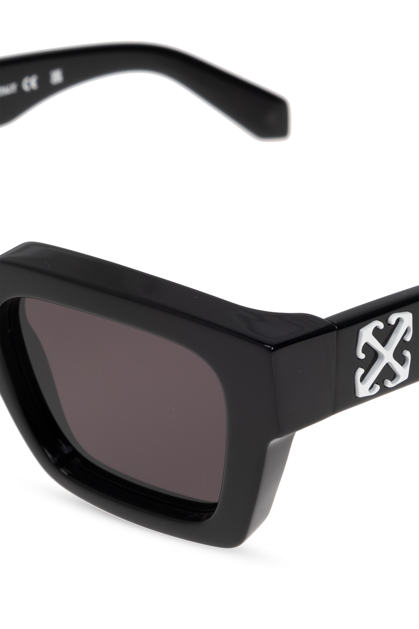 Off-white Black Silverstone Sunglasses In Gray