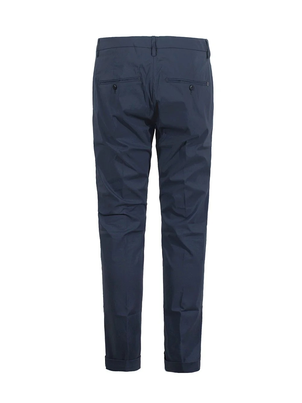 Dondup Gaubert Stretch Cotton Trousers In Blue