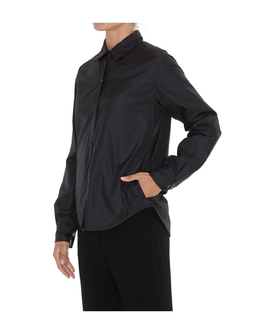 Aspesi Lightweight Shirt Jacket In Black