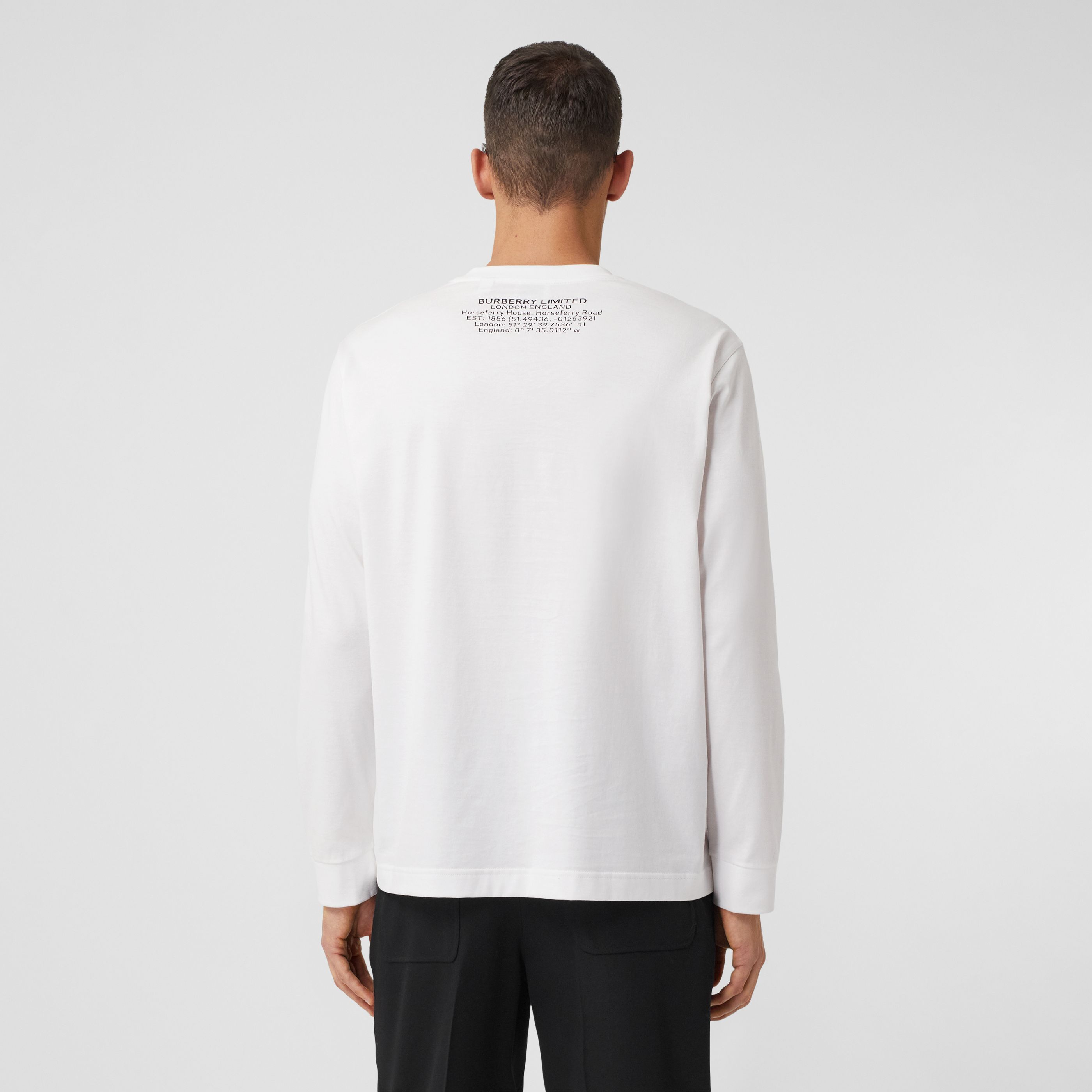 Burberry Shark-print T-shirt In White
