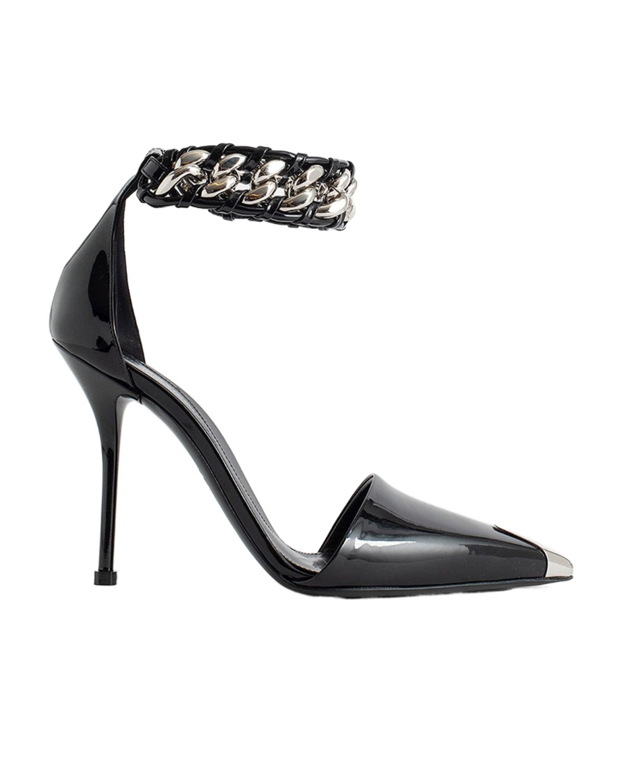 Alexander Mcqueen Punk Pumps In Black