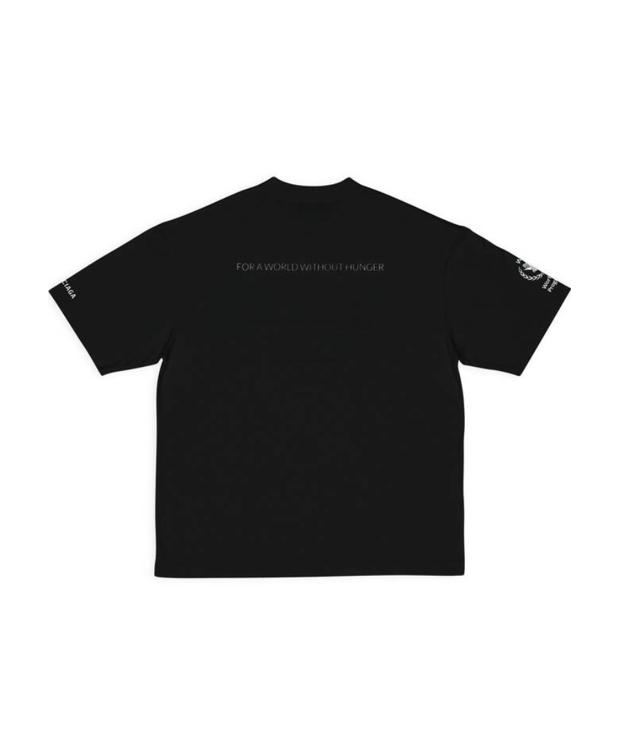 Balenciaga Men's Wfp T-shirt Medium Fit   In Black