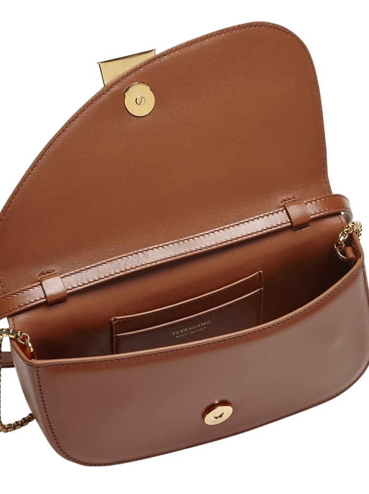 FERRAGAMO XS FIAMMA SHOULDER BAG