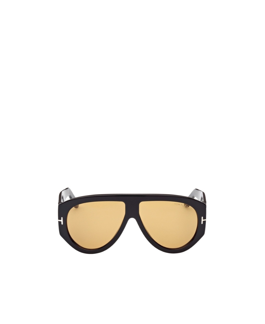 Tom Ford Eyewear Pilot Frame Sunglasses In Black