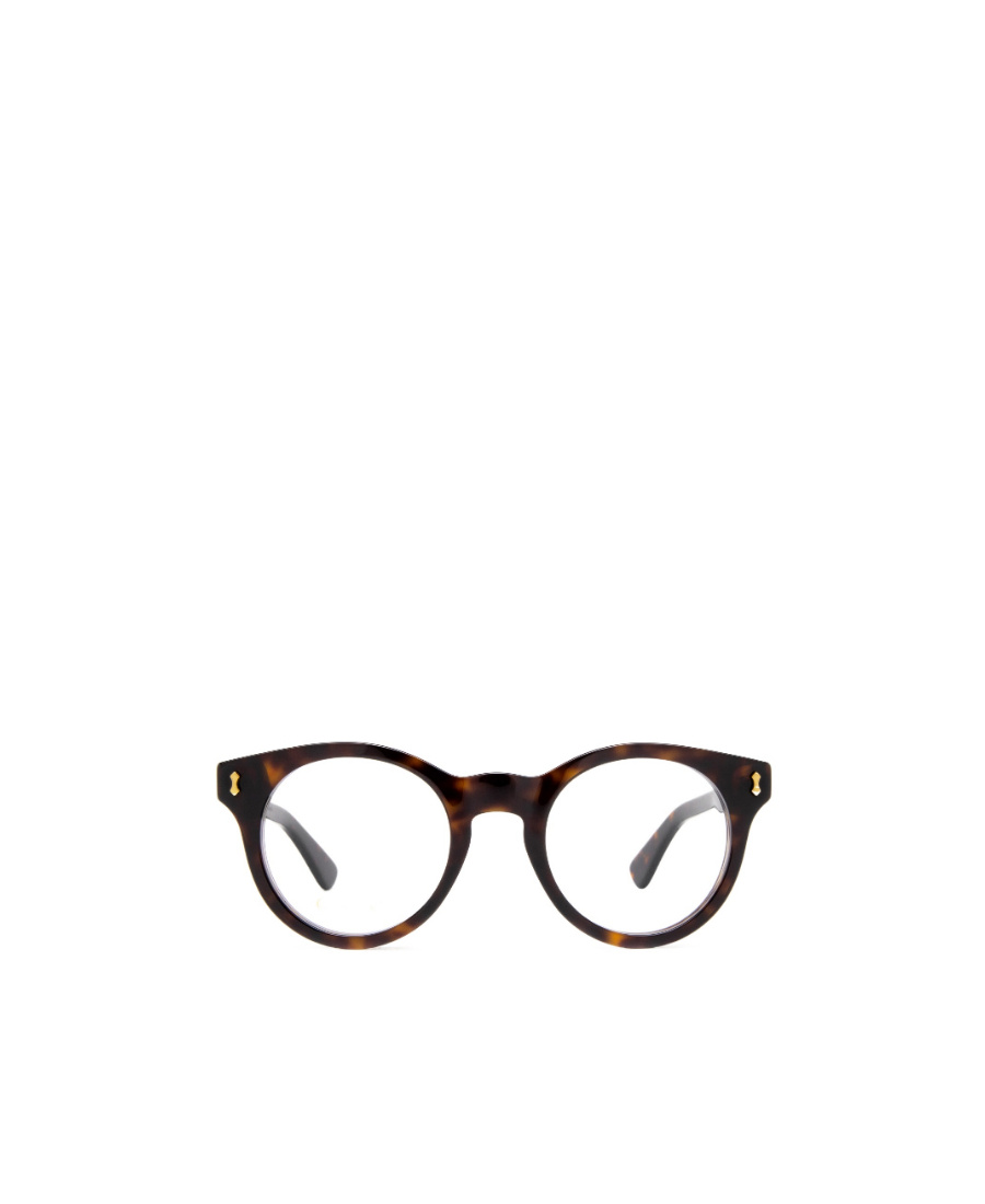 Gucci Tortoiseshell Round-frame Glasses In Black
