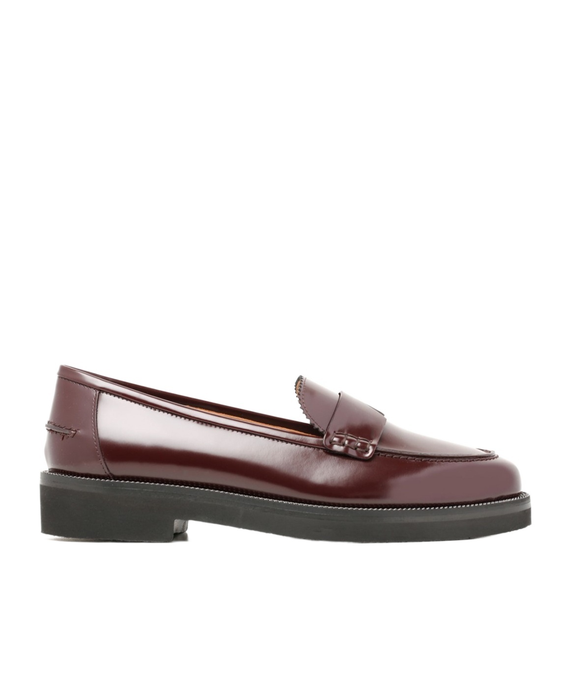 Aquazzura Aqua Loafers Aubergine In Black
