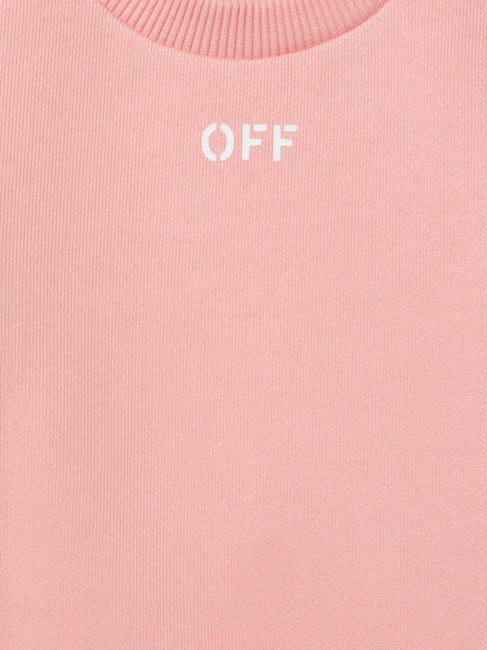 Off-white Off Stamp Sweatshirt In Pink