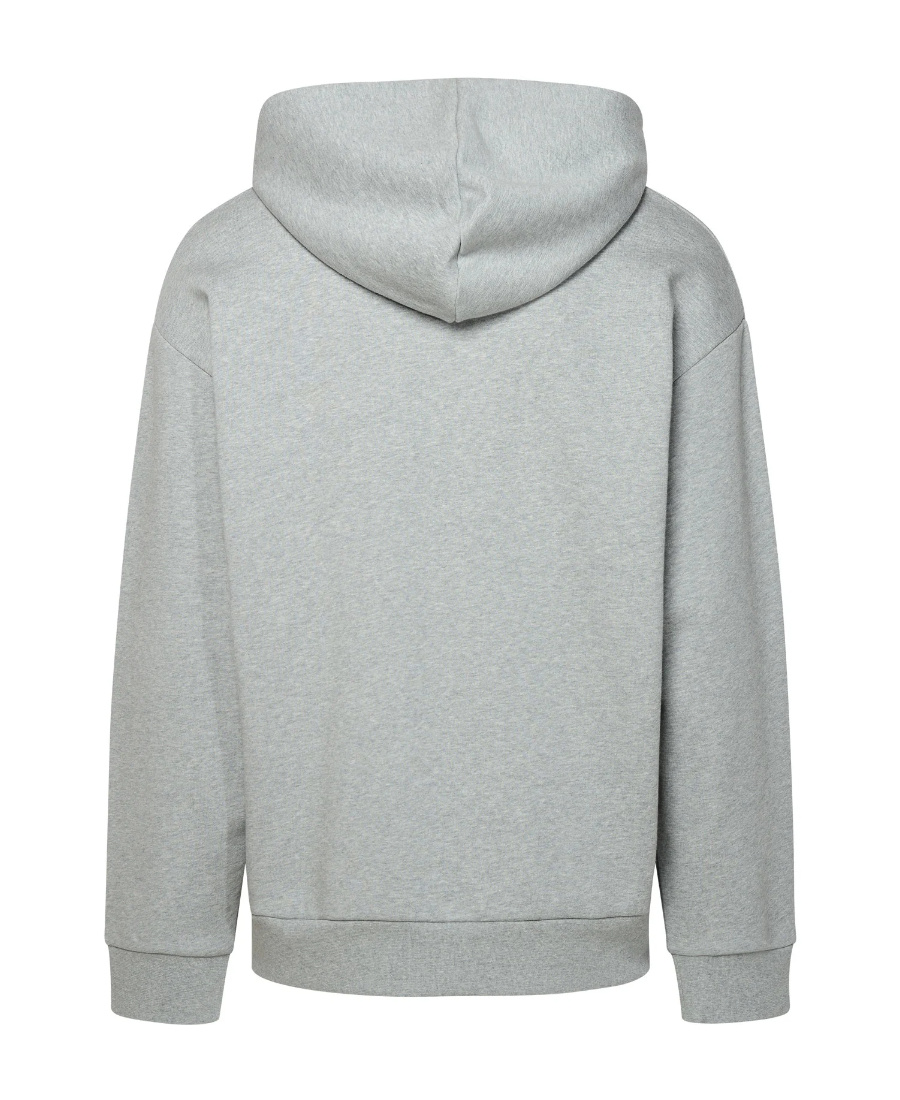 Apc Printed Hooded Sweater In Gray