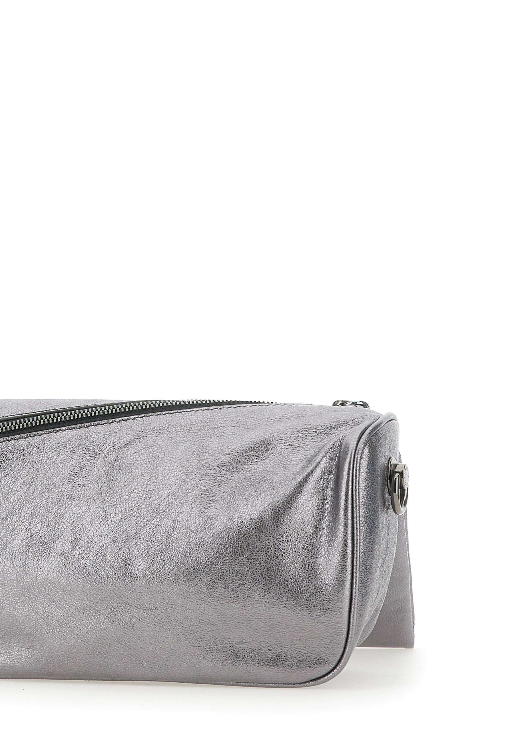 Gianni Chiarini Kim Zipped Clutch Bag In Gray
