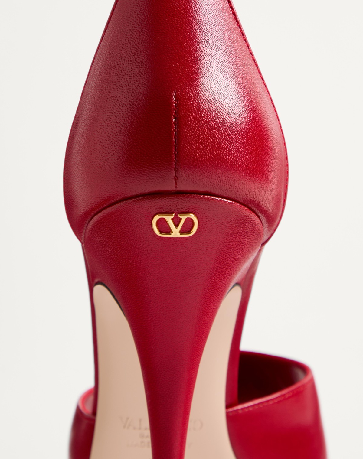 Valentino Open-toe High-heeled Sandals In Red