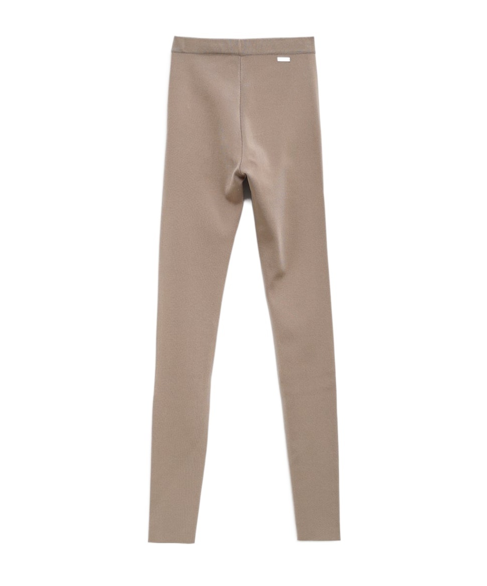 Ferragamo Elastic Waist Leggings In Nude