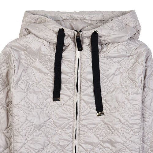 Max Mara Hooded Jacket In White