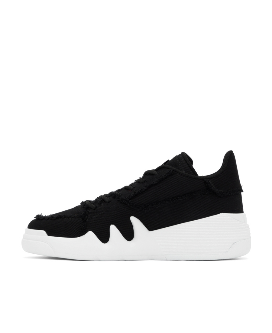 Shop Giuseppe Zanotti Talon Low-top Sneakers In Black