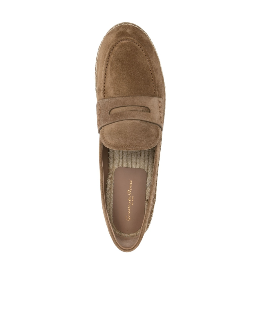 Gianvito Rossi Round-toe Suede Espadrilles In Green