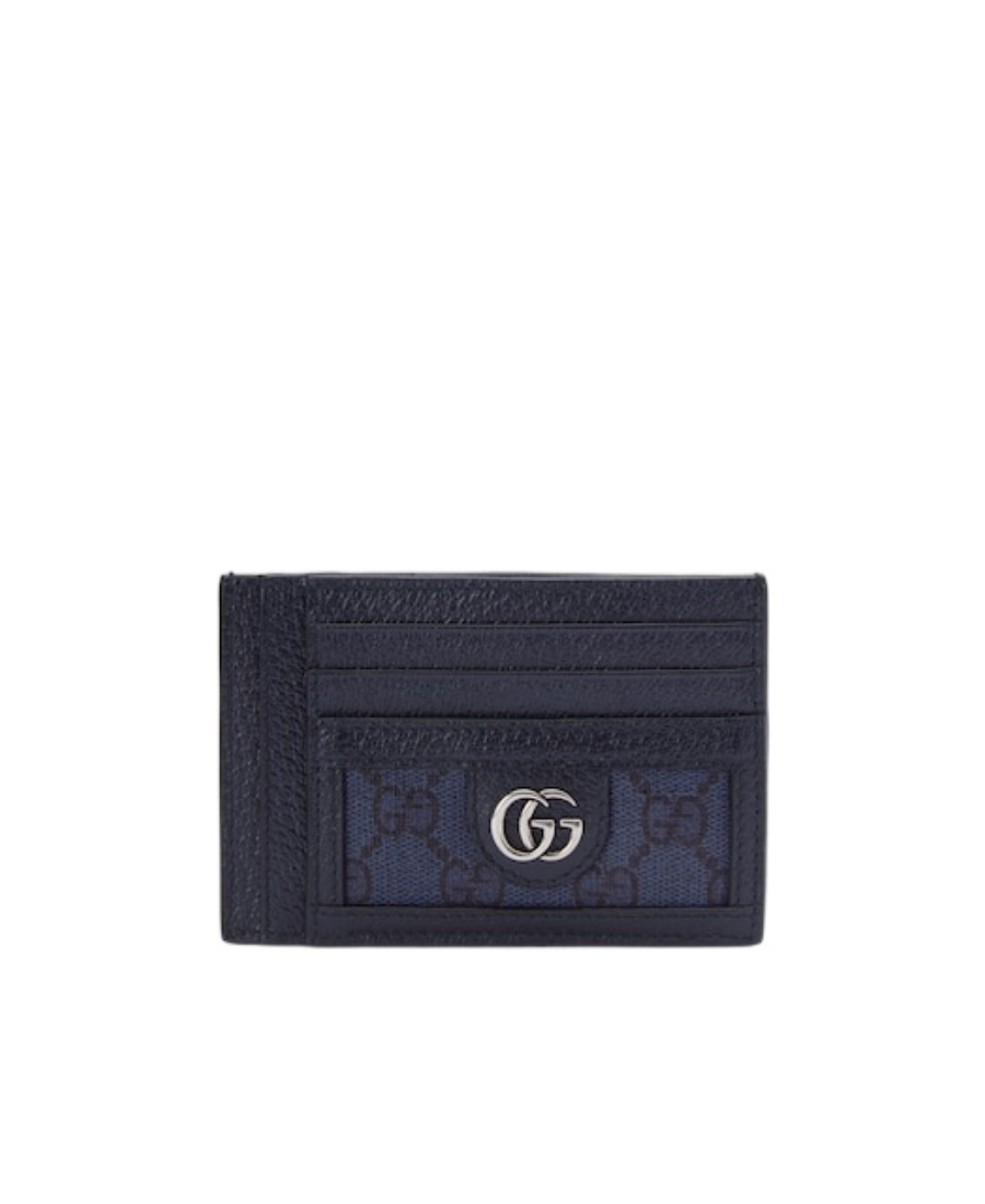 Gucci Ophidia Double G Cardholder In Brown