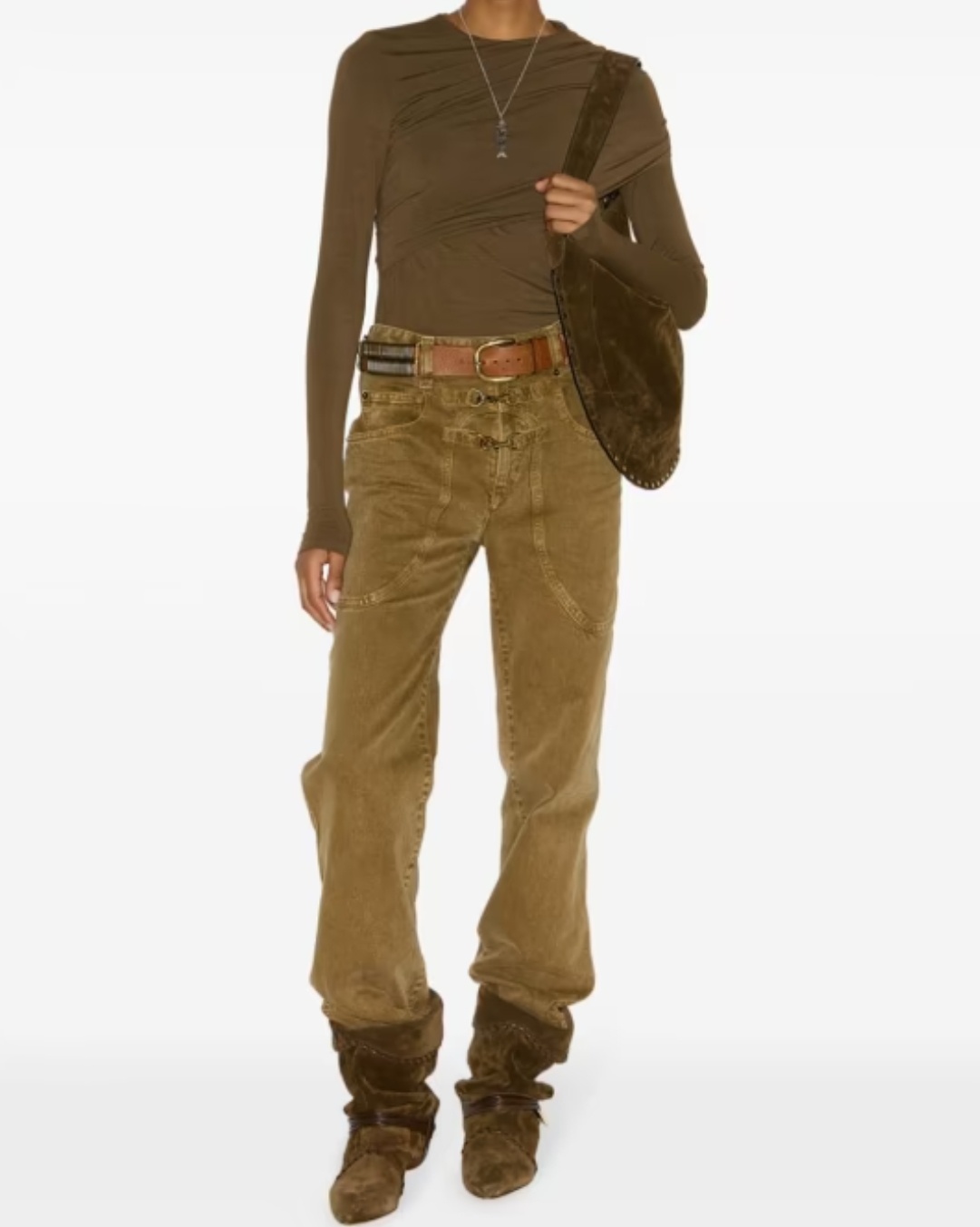 Isabel Marant Asna Oberteil In Green