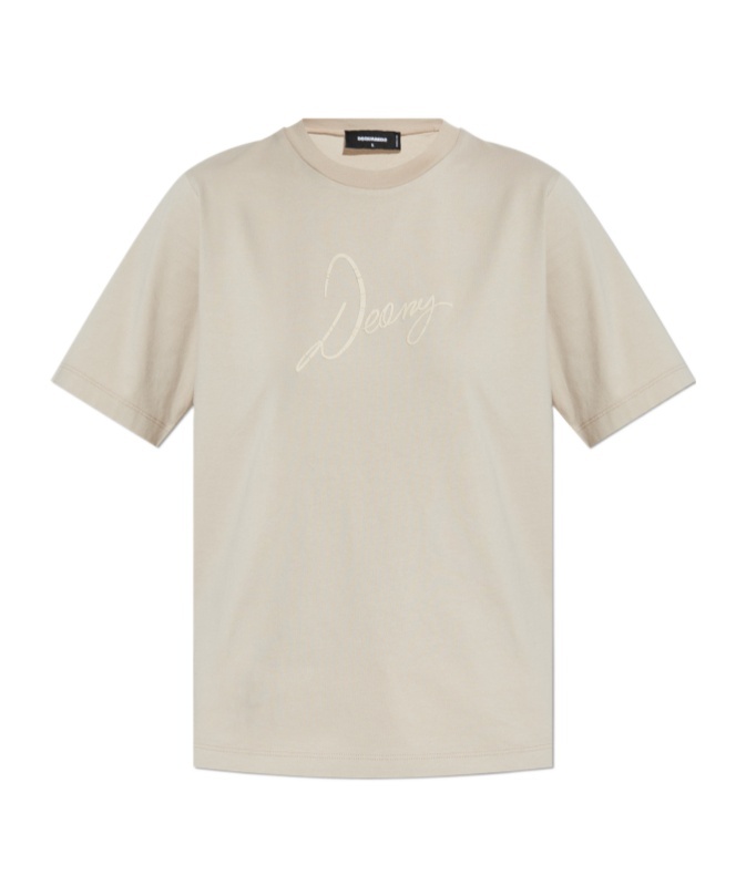 Dsquared2 Short-sleeved T-shirt In Nude
