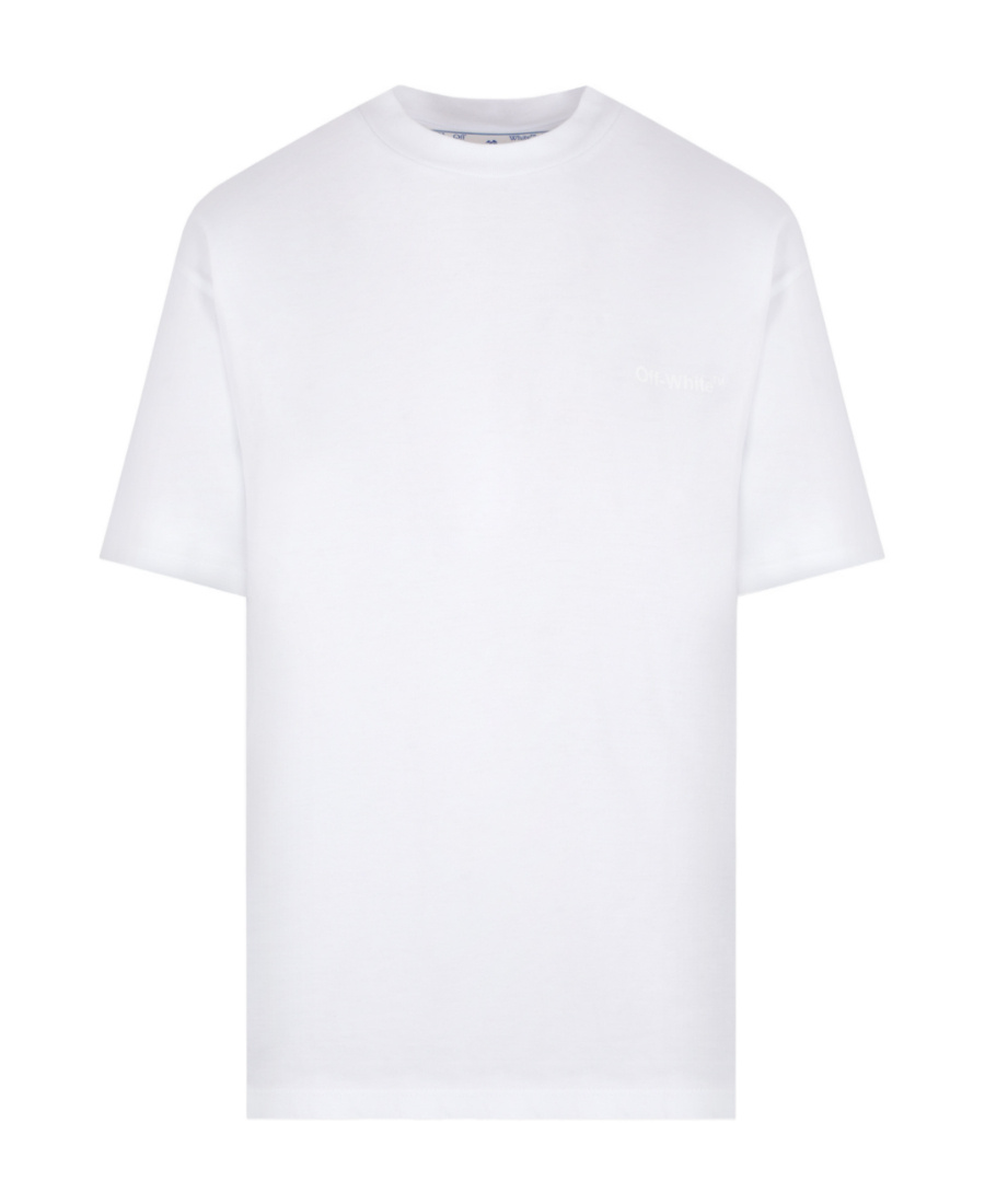 Off-white Diag-print T-shirt In White