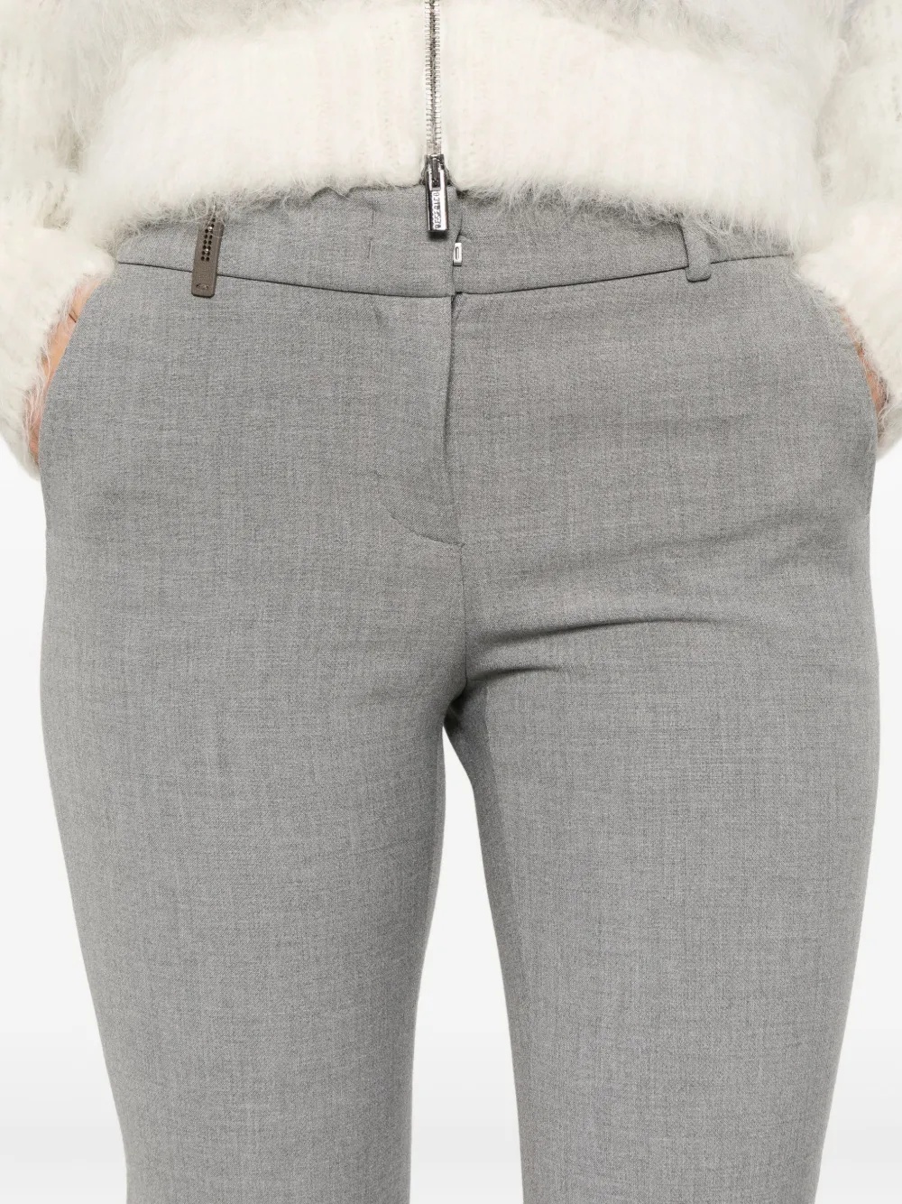 Peserico Pocket Trousers In Gray