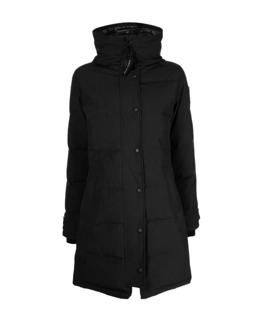 Canada Goose Shelburne Hooded Arctic-tech Parka In Black
