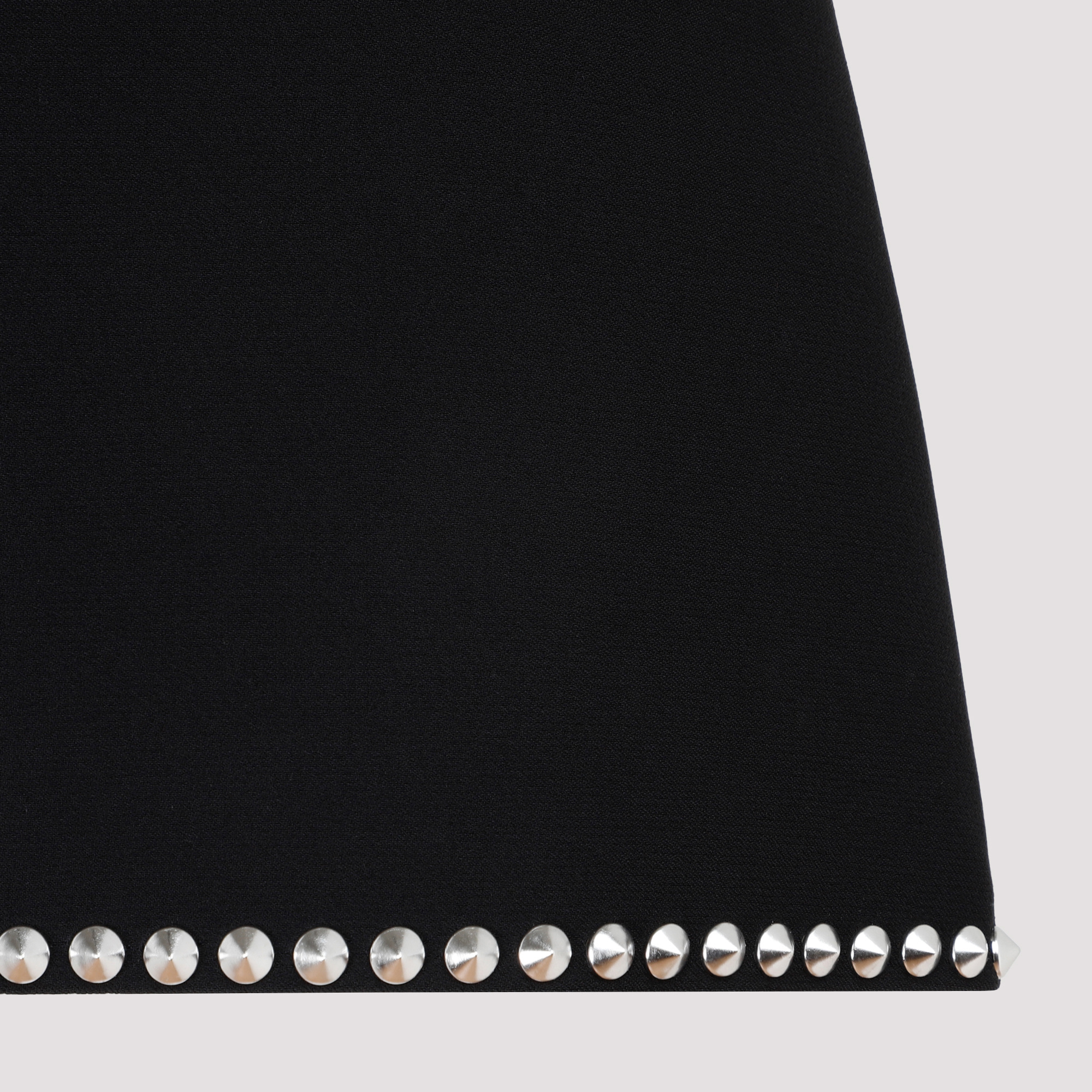 Miu Miu Woman Black Viscose Mini Skirt In Black