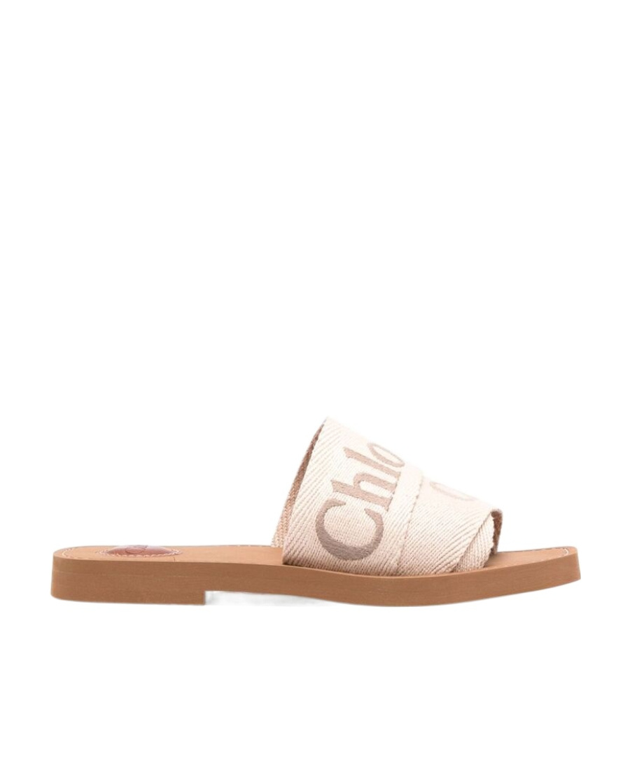 Chloé Women Woody Slides In Neutral
