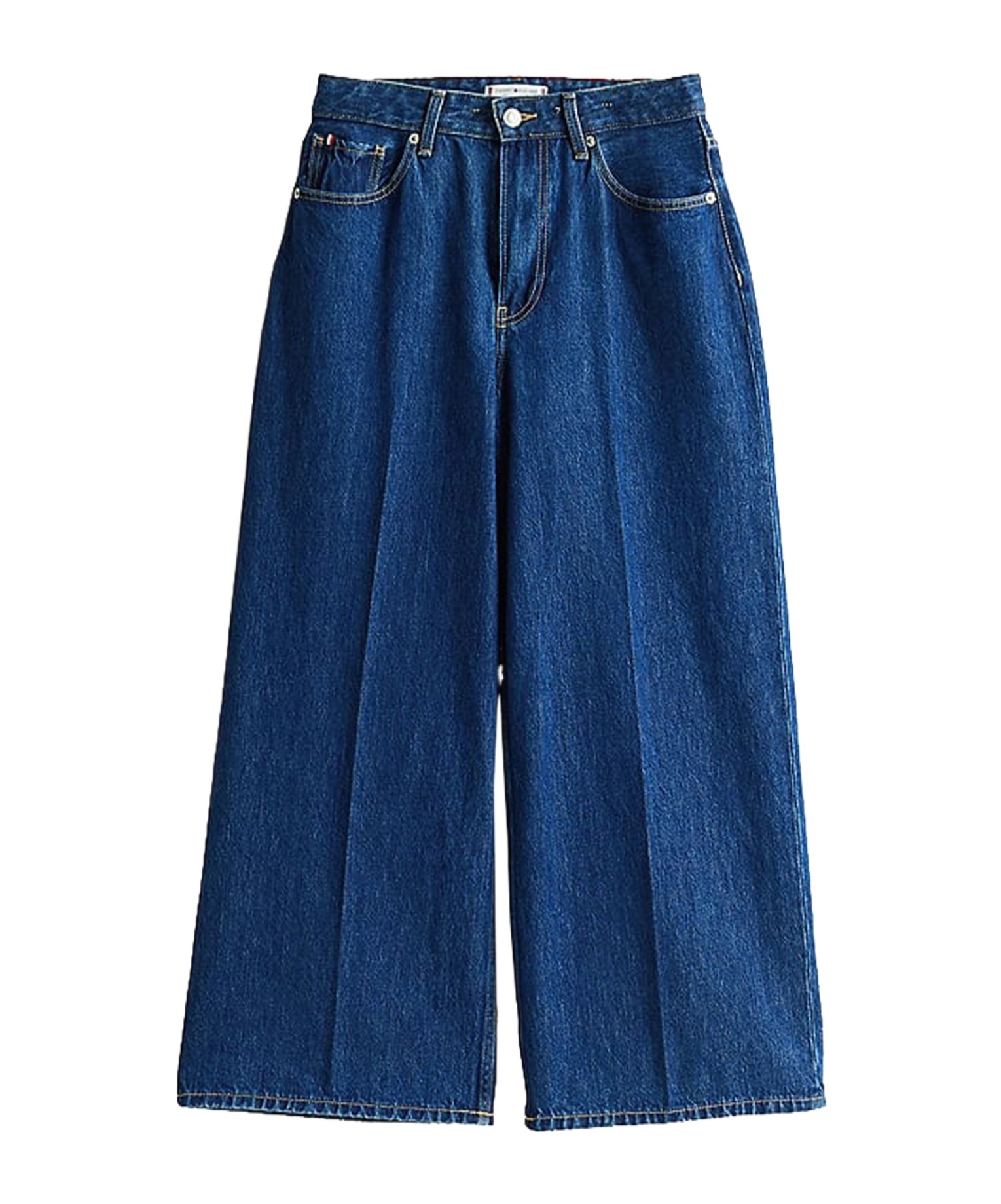 Tommy Hilfiger Logo-patch Jeans In Blue