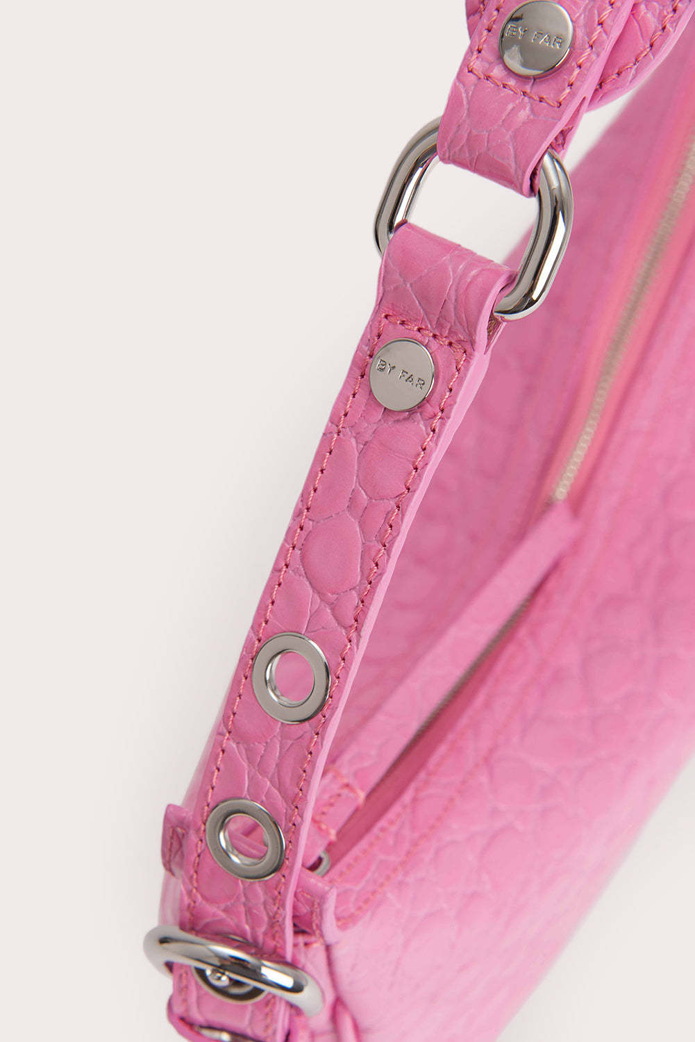 By Far Gib Shoulder Bag In Pink
