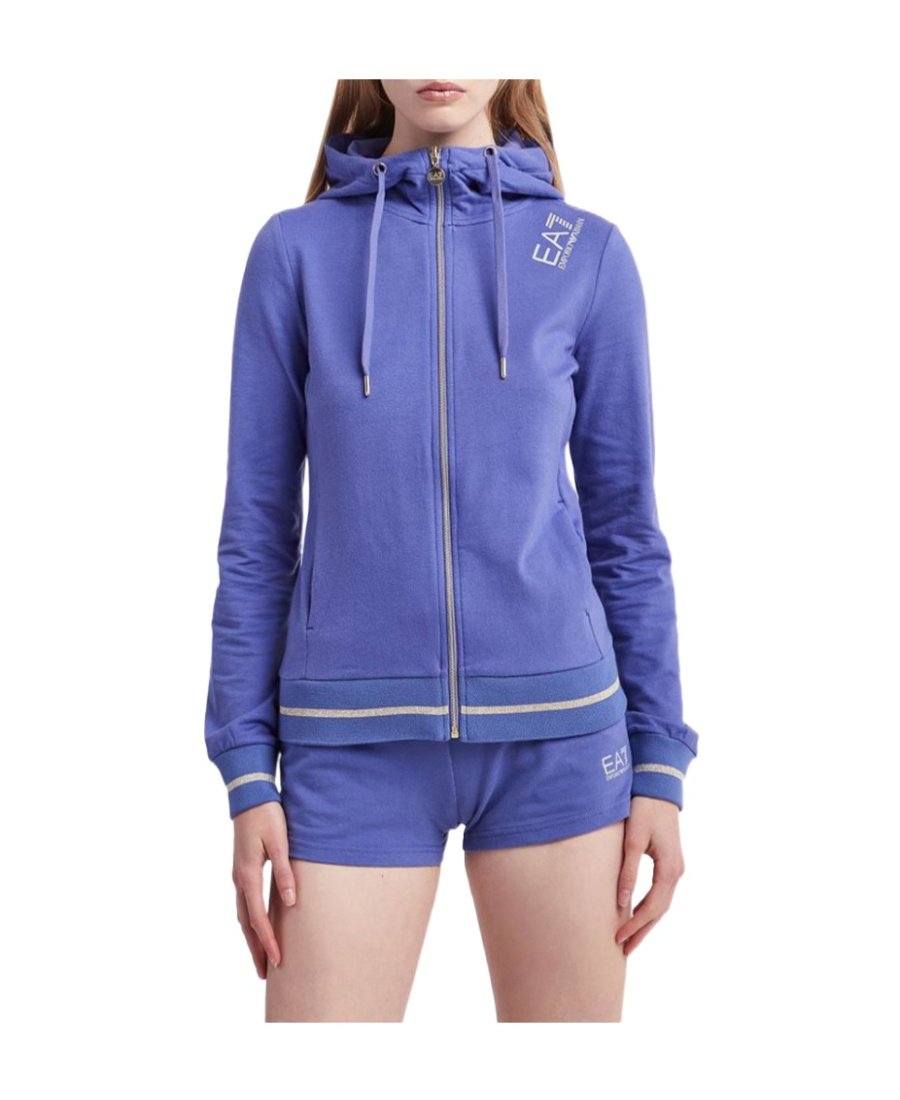 EA7 PULL ROPE HOODED SWEATER