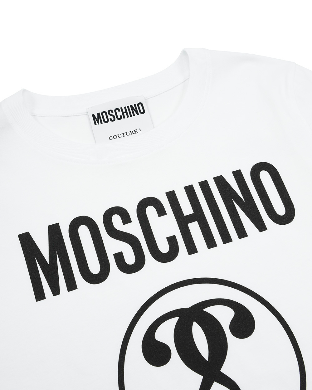 Moschino Logo Details Short-sleeved T-shirt In White