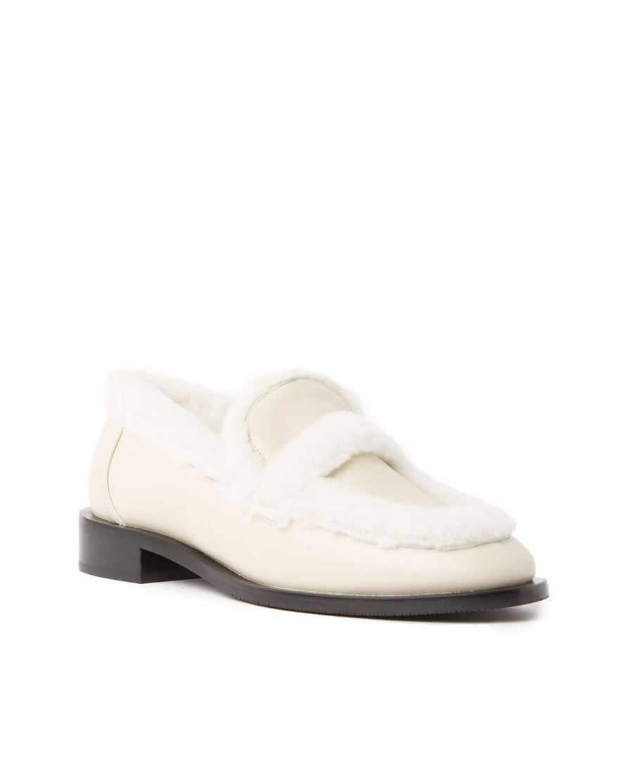 Stuart Weitzman Round-headed Love Shoes In White