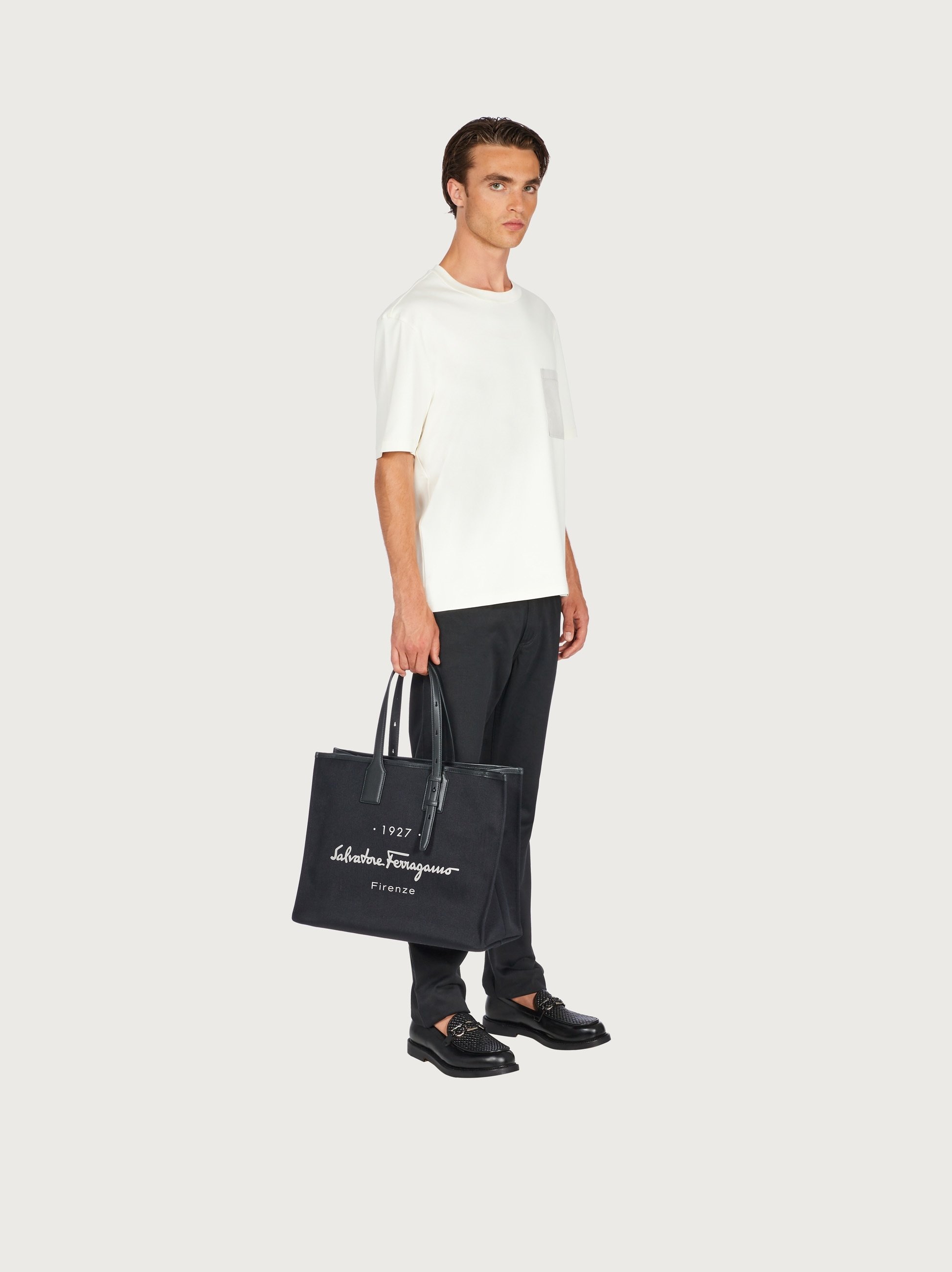 FERRAGAMO LOGO TOTE BAG