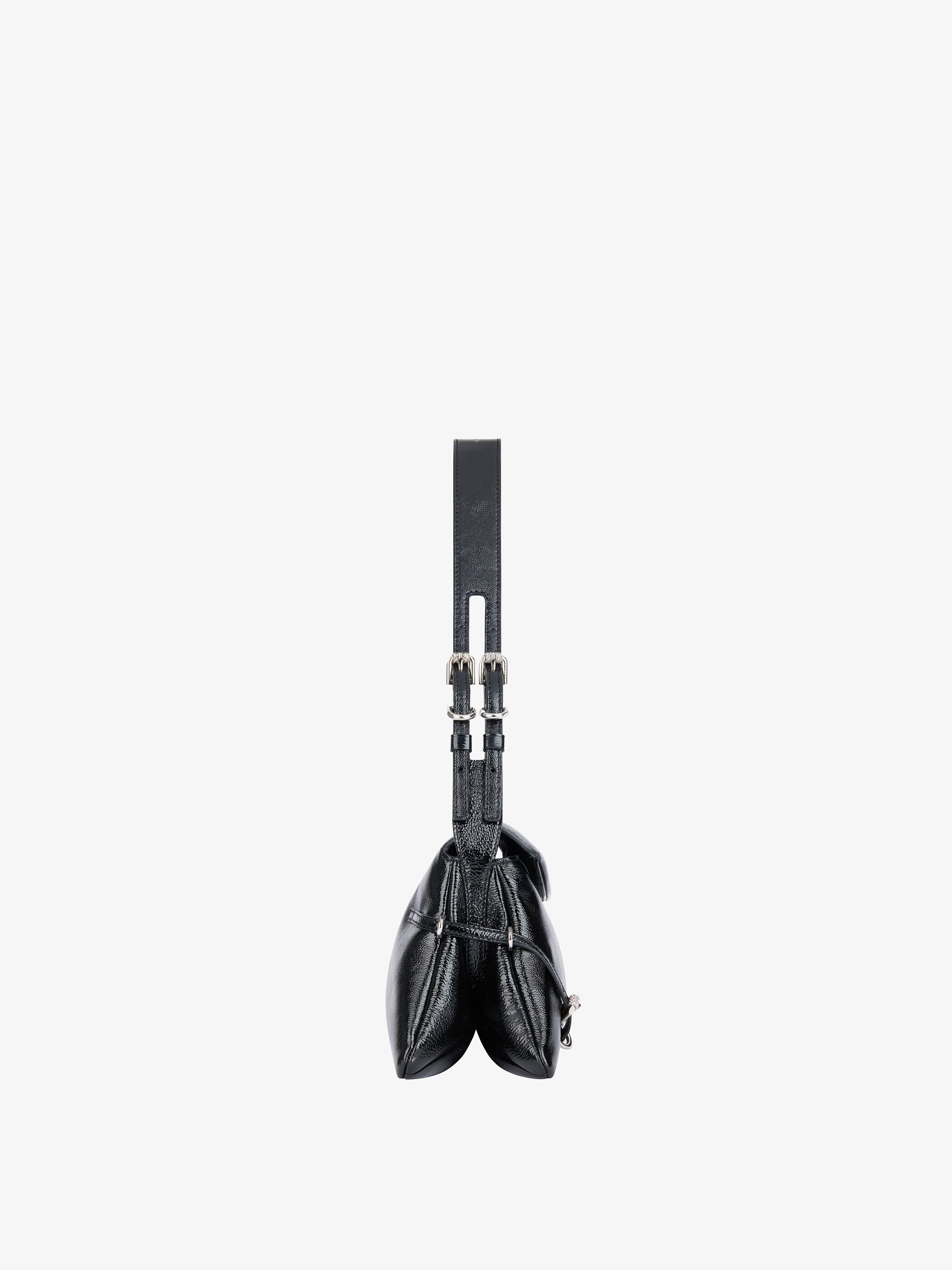 Givenchy Small P'tit Voyou Bag In Patent Leather In Black