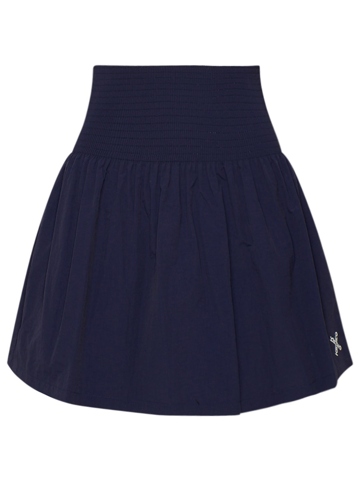 Kenzo High Waist Flared Skirt In Black