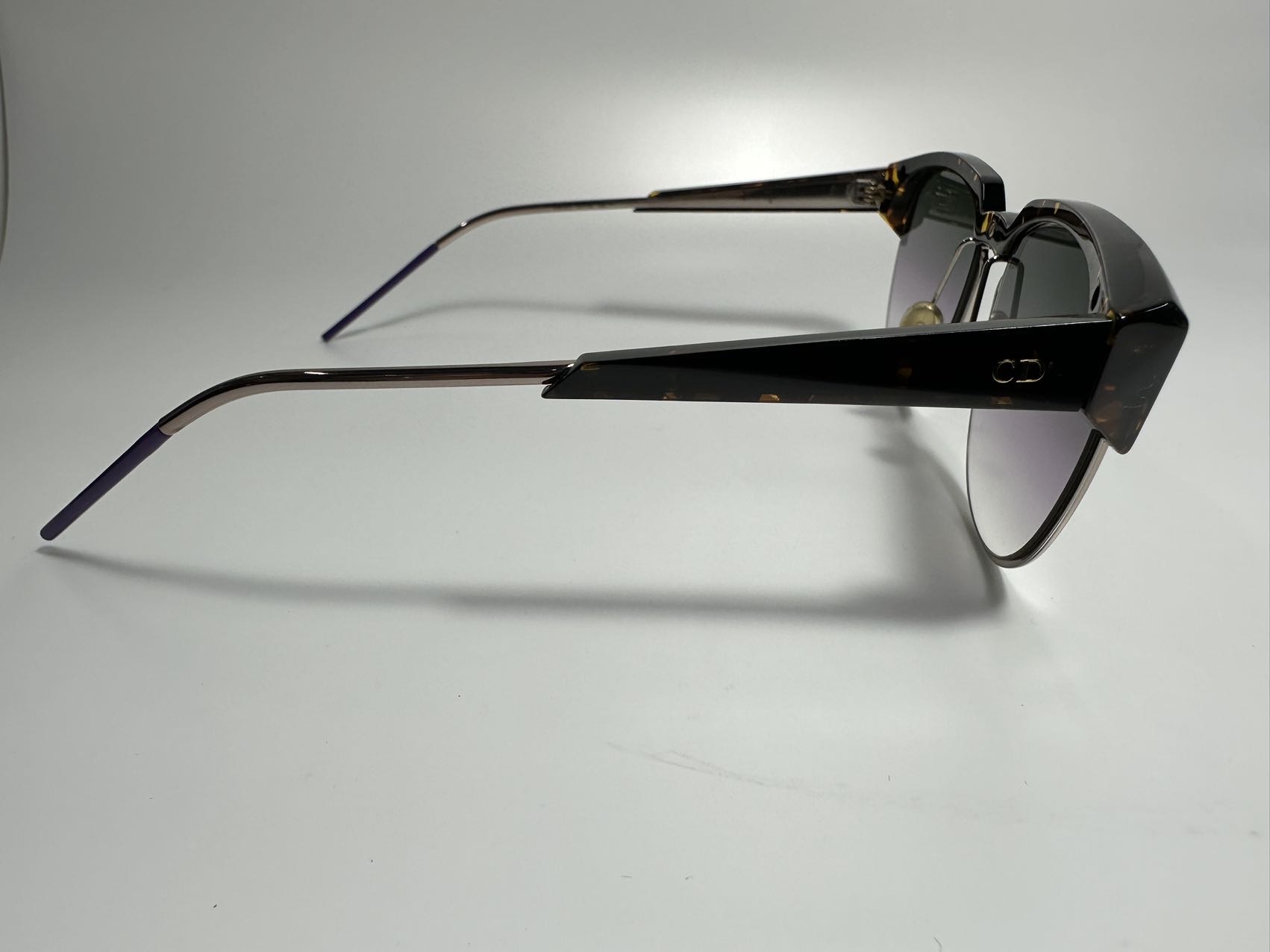 Dior Full-frame Logo Sunglasses In Black