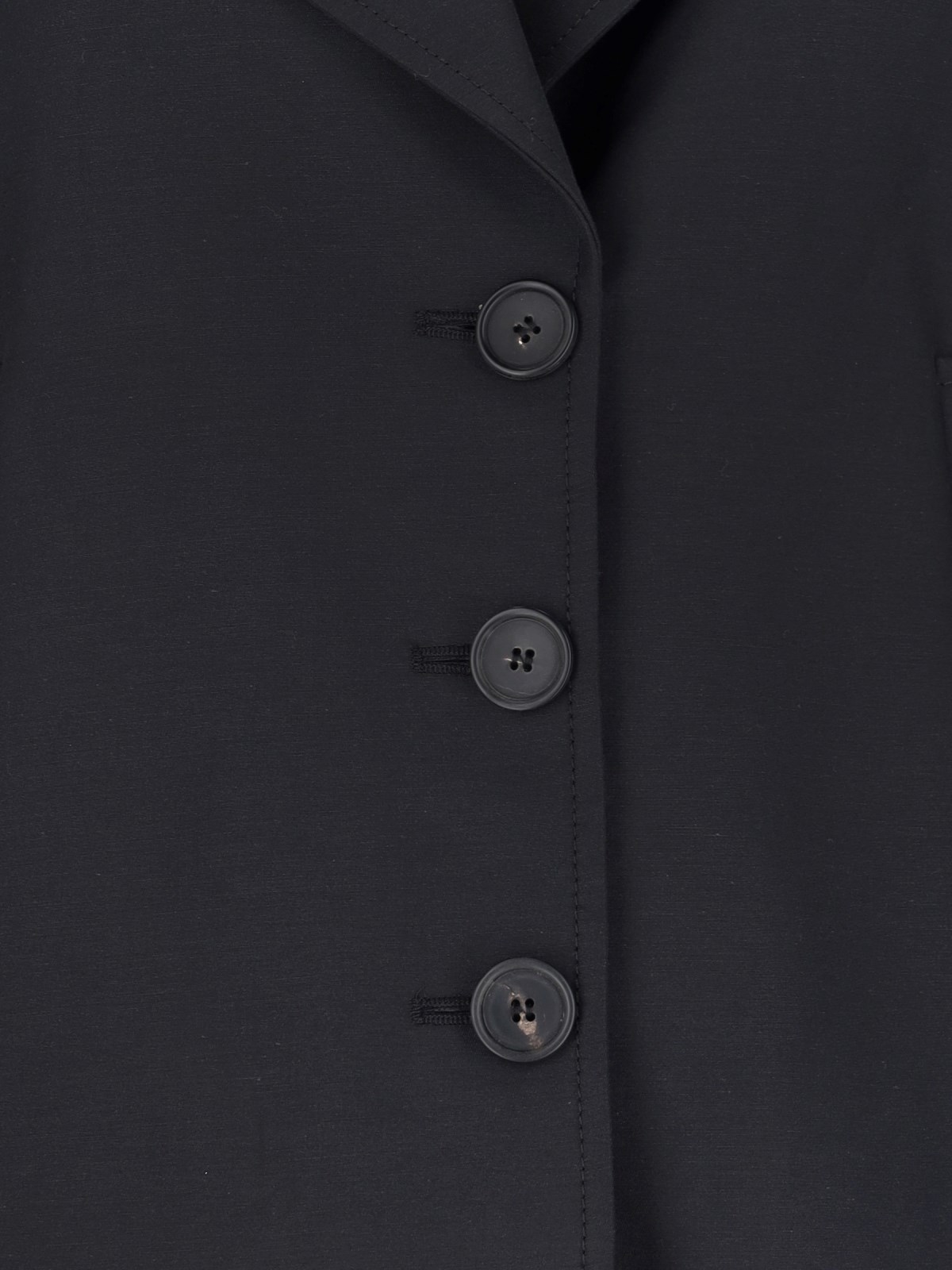 Marni A-line Cady Blazer In Black