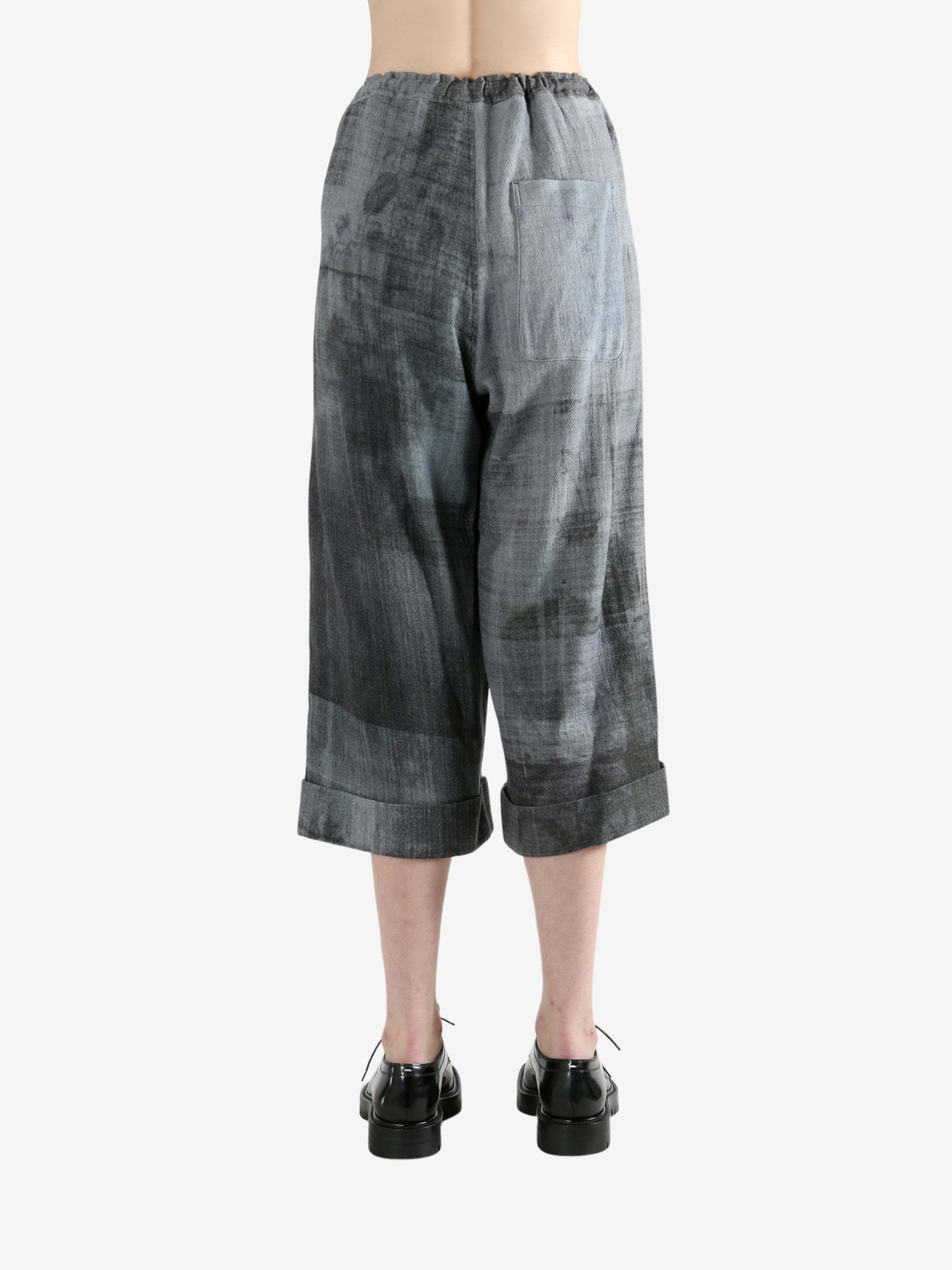 Y's Back-pocket Trousers In Gray