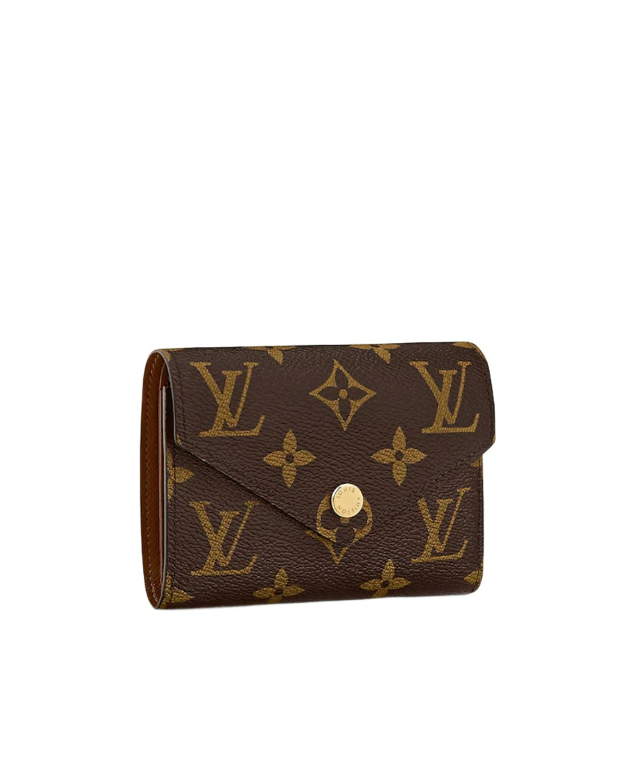 Pre-owned Louis Vuitton Victorine Wallet In Brown